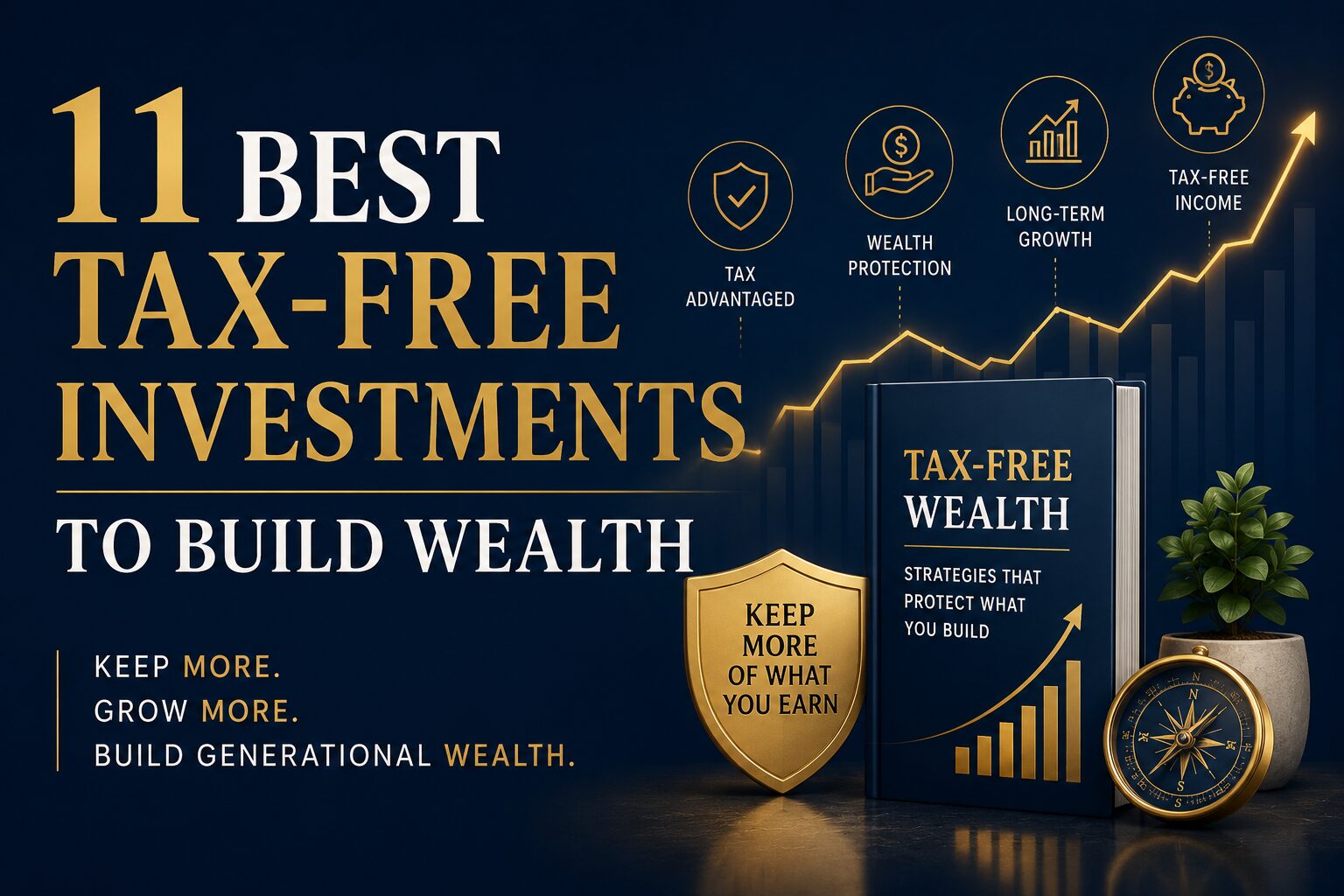 11 Best Tax-Free Growth Investments to Build Wealth
